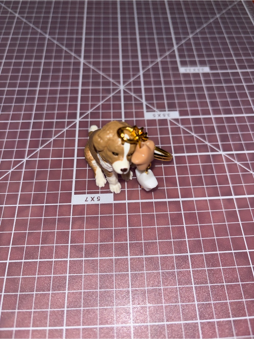 Handmade Border Collie Keychain